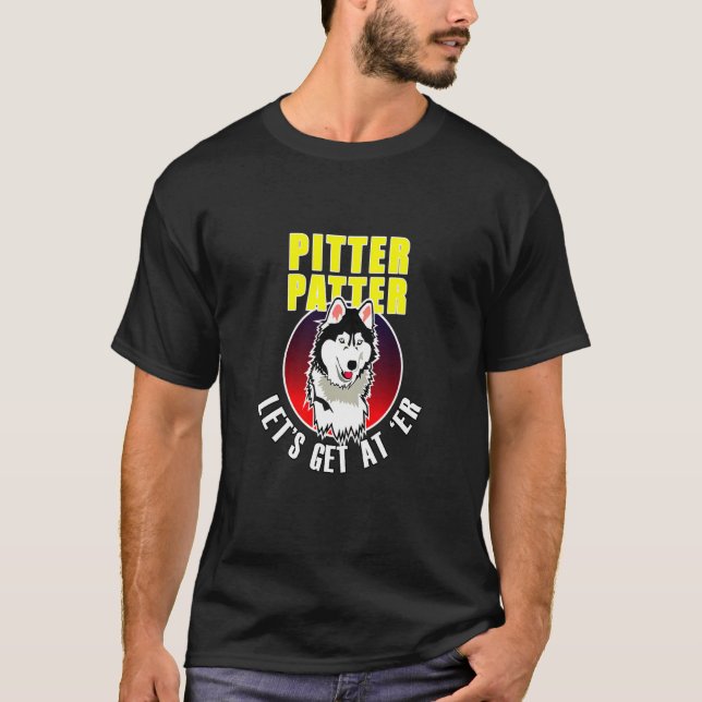 German Shepherd Dog Patter T-Shirt (Front)