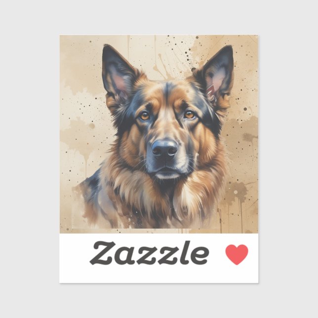 German Shepherd Dog Pet Animal (Sheet)