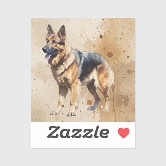 German Shepherd Dog Pet Animal (Sheet)