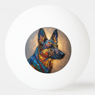German Shepherd Dog Ping Pong Ball