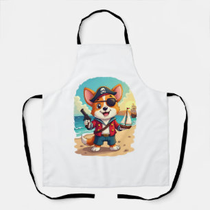 German Shepherd Dog Pirate Apron