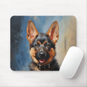 German Shepherd dog puppy Mouse Pad