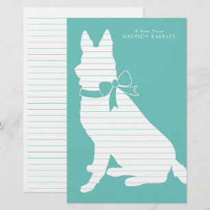 German Shepherd Dog Puppy Stationery