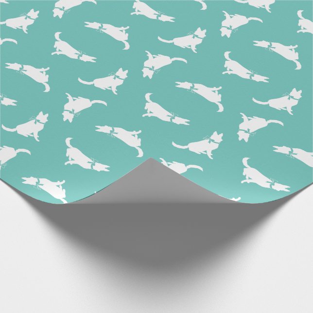 German Shepherd Dog Puppy Wrapping Paper (Corner)