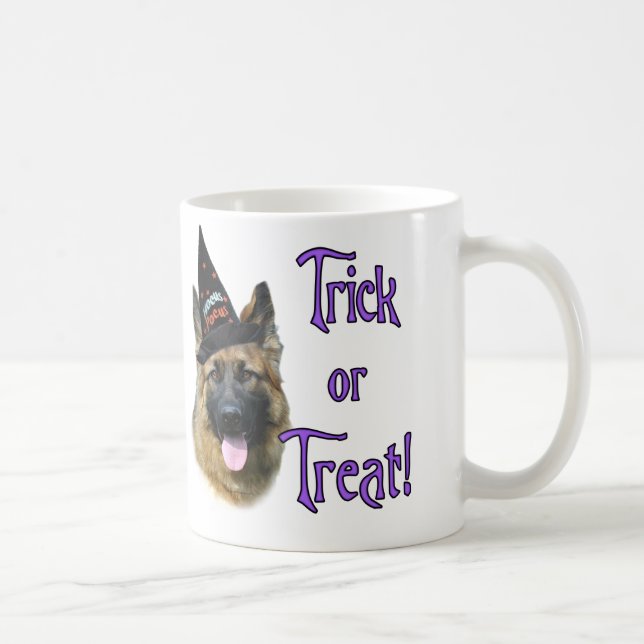 German Shepherd Dog (sable) Trick Coffee Mug (Right)
