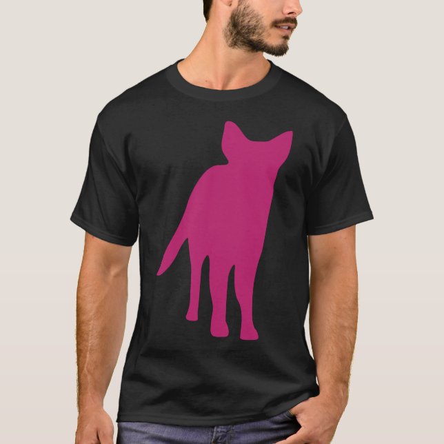 German Shepherd Dog Silhouette T-Shirt (Front)