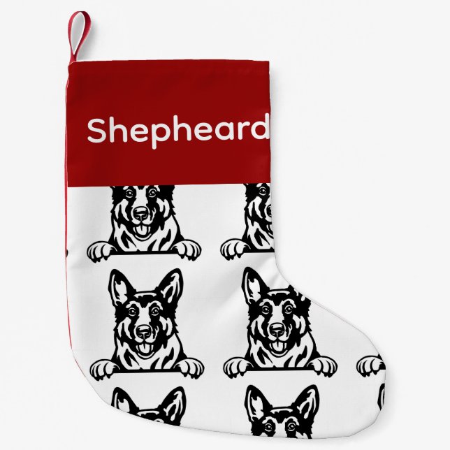 German Shepherd Dog socks Customized dog Socks - P (Front)