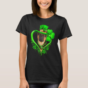 German Shepherd Dog St Patricks Day Lover Irish Sh T-Shirt