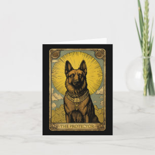 German Shepherd Dog Tarot Card