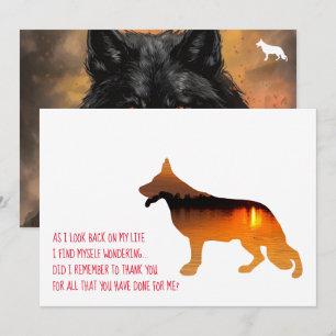 German Shepherd dog template