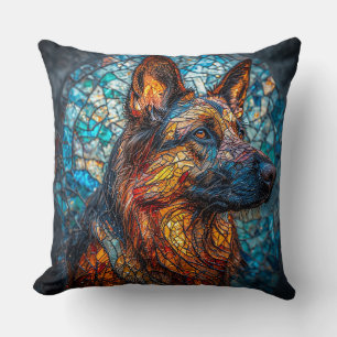 German Shepherd Dog Throw Pillow