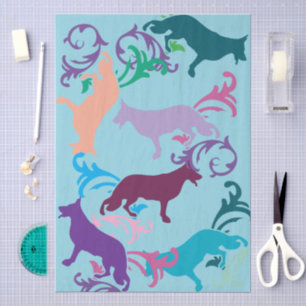 German Shepherd Dog Tissue Paper