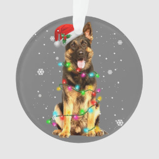 German Shepherd Dog Tree Christmas Sweater Xmas Do