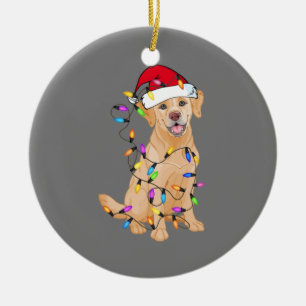 German Shepherd Dog Tree Christmas Sweater Xmas Do Ceramic Ornament