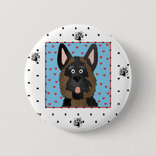 German Shepherd Dog Tshirts and Gifts 2 Inch Round Button