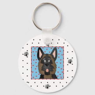 German Shepherd Dog Tshirts and Gifts Keychain