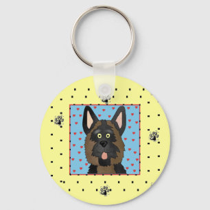 German Shepherd Dog Tshirts and Gifts Keychain