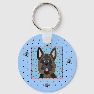German Shepherd Dog Tshirts and Gifts Keychain