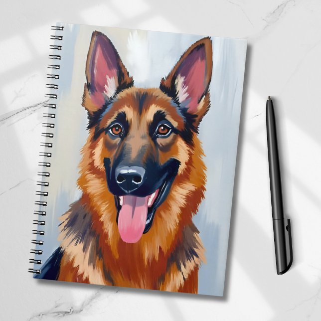 German Shepherd | Dog Watercolor Pet  Notebook (Creator Uploaded)