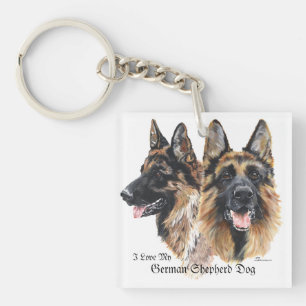 German Shepherd Dogs Keychain