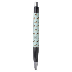 German Shepherd Dogs Pattern Monogrammed  Pen
