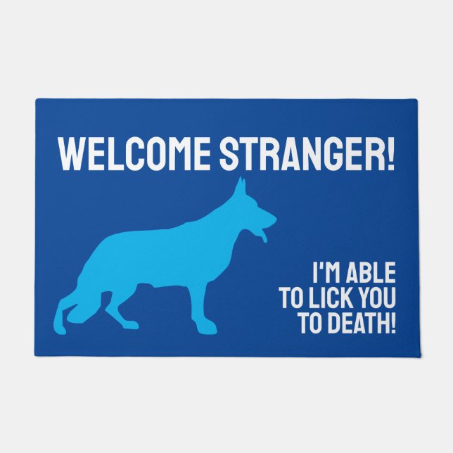 German Shepherd Doormat (Front)