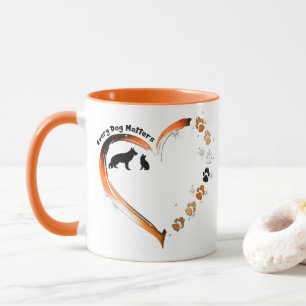 German Shepherd Every Dog Matters Heart Pet Paws Mug
