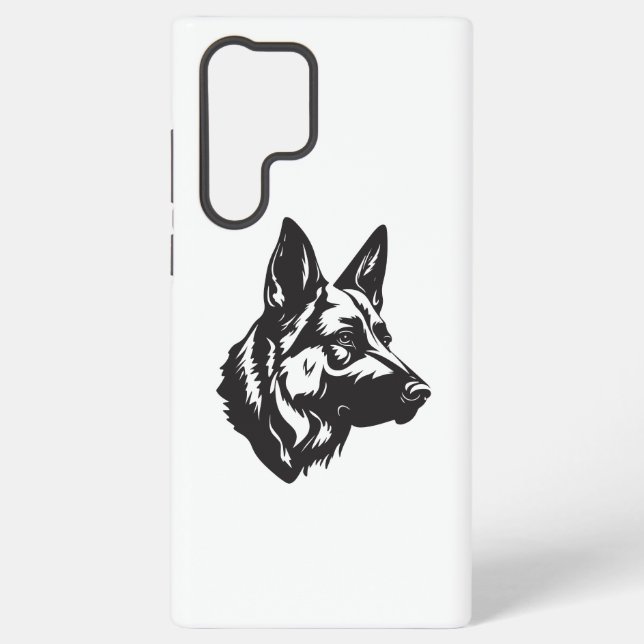 German Shepherd Face Samsung Case (Back)