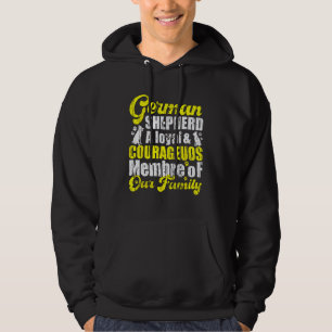 German Shepherd family Loyalty & Protector Shepher Hoodie