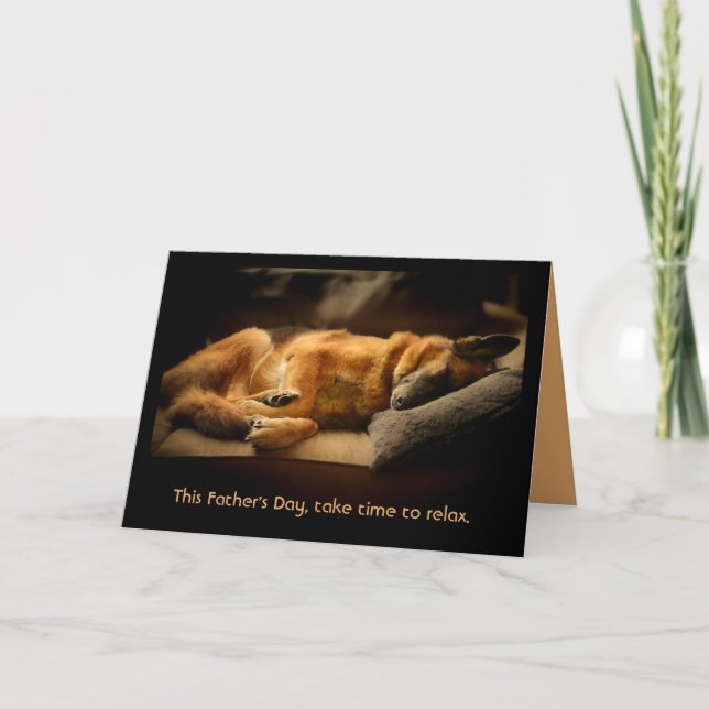 German Shepherd Father's Day Card (Front)