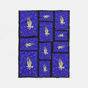 German Shepherd Fleece Blanket