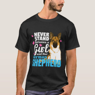 German Shepherd  For A Dog Owning Girl T-Shirt