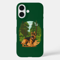 German Shepherd Forest Adventure Dog