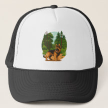 German Shepherd Forest Adventure Dog
