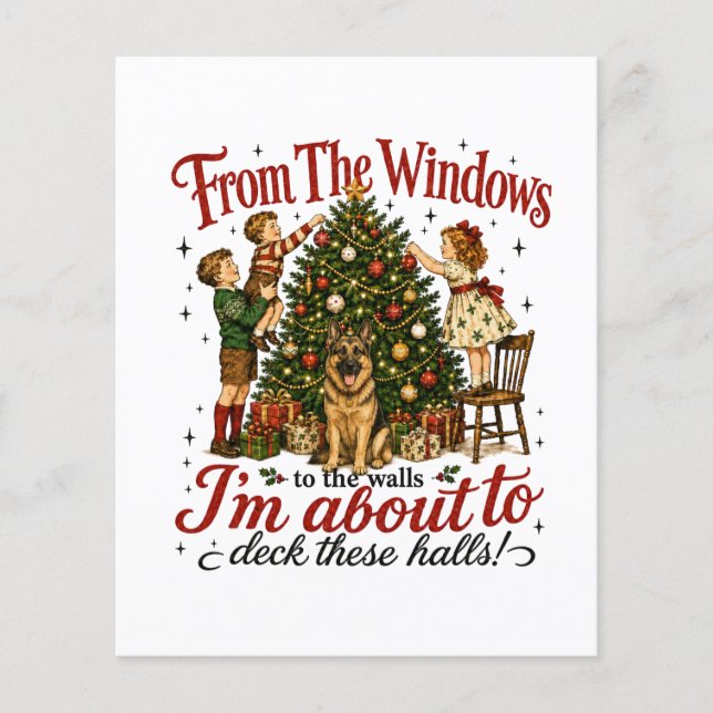 German Shepherd From The Windows Flyer (Front)