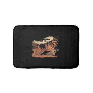 German Shepherd, German Shepherd owner, GSD dogs Bath Mat