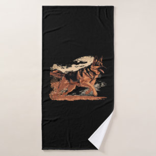 German Shepherd, German Shepherd owner, GSD dogs Bath Towel