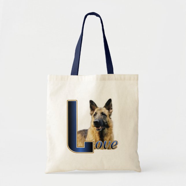 German Shepherd Gifts Tote Bag (Front)