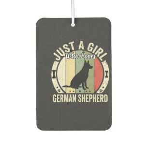 German Shepherd Girl Dog Lover Design (2)_1 Air Freshener