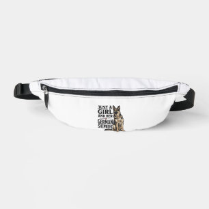 German Shepherd Girl Vintage Engraving Dog Lover D Fanny Pack
