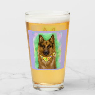 GERMAN SHEPHERD GLASS