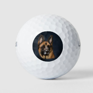 GERMAN SHEPHERD      GOLF BALLS