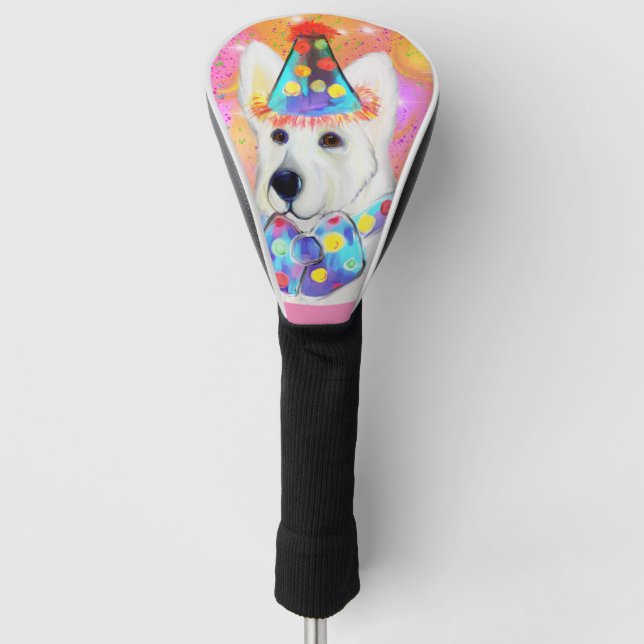 German Shepherd        Golf Head Cover (Front)