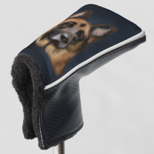 GERMAN SHEPHERD     GOLF HEAD COVER