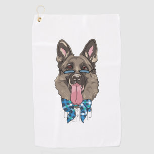 German Shepherd Golf Towel