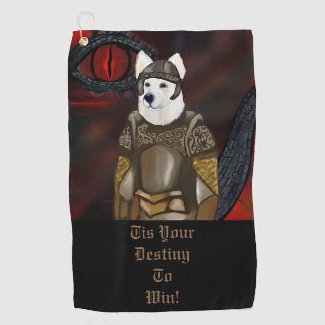 German Shepherd      Golf Towel (Front)
