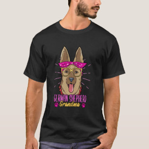 German Shepherd Grandma Fur Mom Parent Love Dogs P T-Shirt