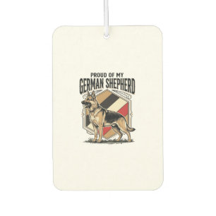 German Shepherd Graphic Vintage Engraving Dog Love Air Freshener