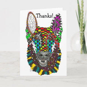 German Shepherd Greeting Card
