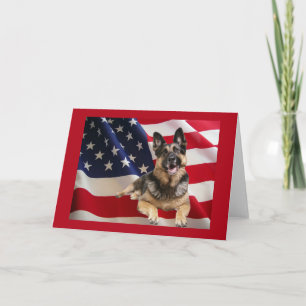 German Shepherd Greeting Card